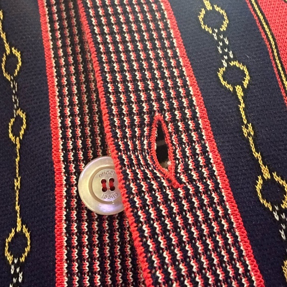 Gucci V-Neck Horsebit Chain Knit Cardigan - Picture 16 of 16